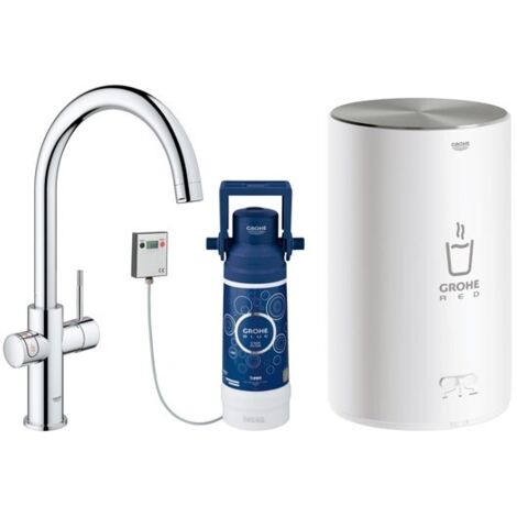 Grohe Red Duo robinet et chauffe-eau taille M, bec C, 30083001,