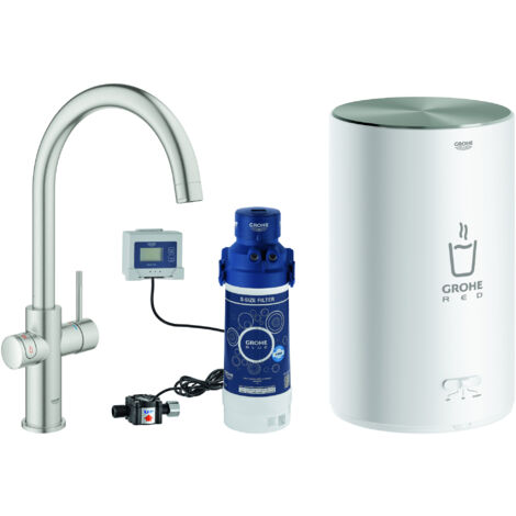 Grohe Red Duo robinet et chauffe-eau taille M, bec C, 30083DC1