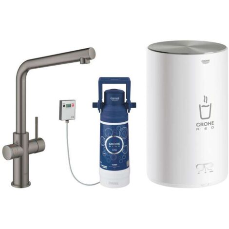Grohe Red Duo robinet et chauffe-eau taille M, bec en L,