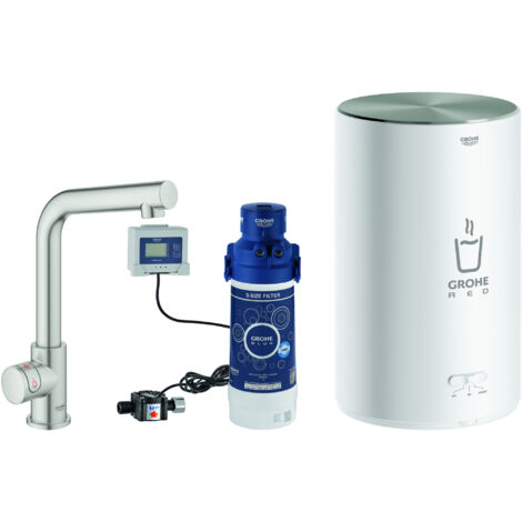 GROHE Red Mono Soupape et chauffe-eau taille M, L- Bec verseur,
