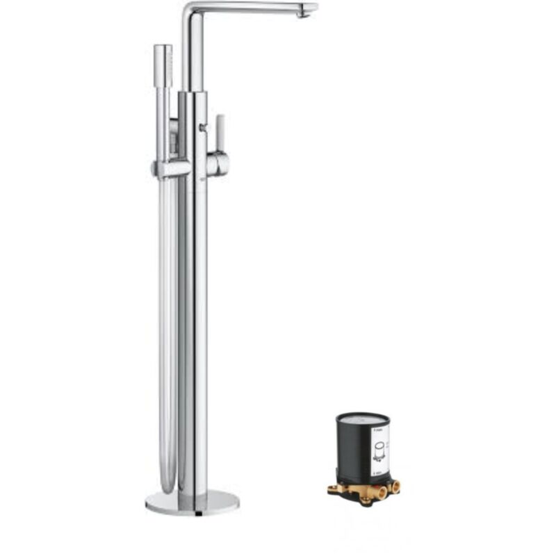 Grohe Robinet De Baignoire Sur Pied Lineare Grohe Livre Avec Corps Encastre 23792001 45984001