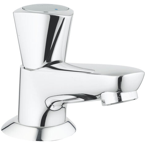 Grohe – Robinet de lave-mains sur plage – Finition chrome – Hauteur sous bec 93 mm – Débit 13 l/min – Installation à visser