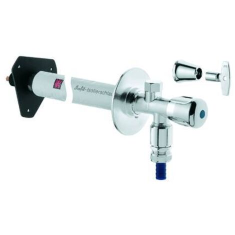 Grohe – Robinet mural extérieur antigel – Tête sanitaire avec soupape antivide – Raccord CU 15mm – Clapet anti-retour inclus