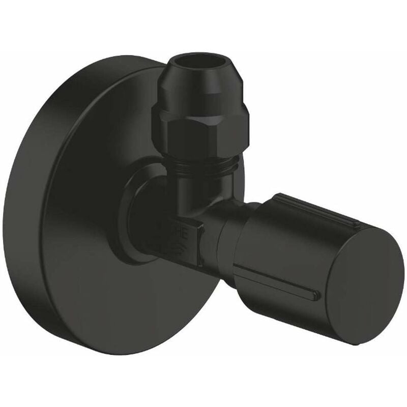 Grohe - Robinets d'angle - Robinet d'arrêt, noir mat 220732430