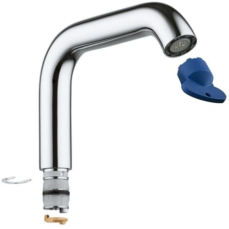 Grohe Rohrauslauf Chrom für Essence Einhand-Waschtischbatterie, L-size