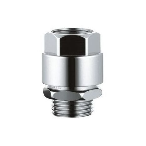 Grohe Rohrbelüfter Bauform C DN 15 Chrom, senkrechte Montage, zur Eigensicherung gegen Rückfließen