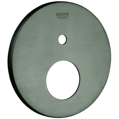 Grohe Rosette 48429 rund für EHM-FMS mit 2-Wege Umst. hard graphite gebürstet