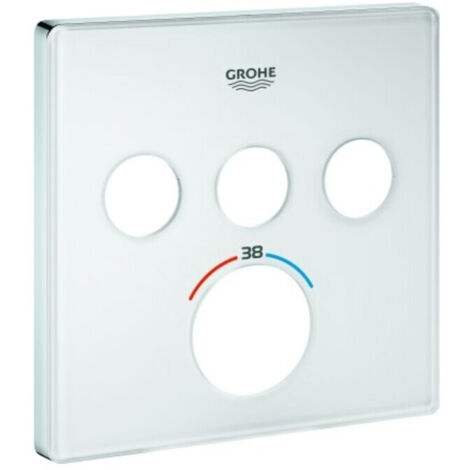 Grohe Rosette 49043 für SmartControl UP-THM eckig mit 3 ASV moon white