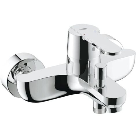 Rubinetti Per Bagno Grohe.Grohe Rubinetto Miscelatore Monocomando Da Parete Per Vasca Da Bagno Cromo Lucido Starlight Get 32887000