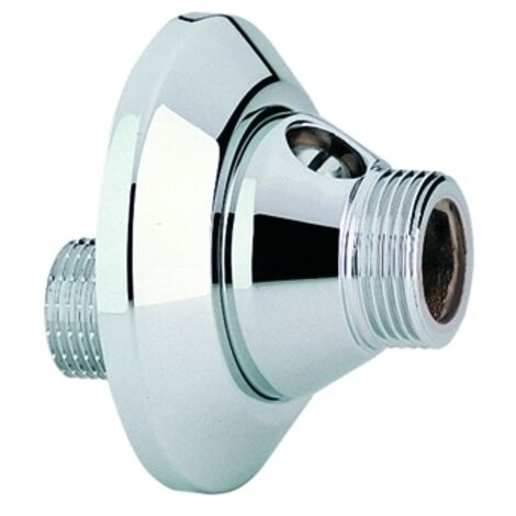 Grohe S-Anschluss 12400 Verstellb. 10mm 1/2"x3/4" absperrbar 2 Stück chrom