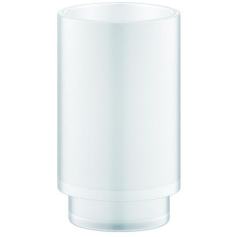 Grohe Selection - Becher, Glas / weiß 41029000