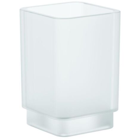 Grohe Selection Cube - Zahnbürstenbecher, daVinci Satin Weiß 40783000