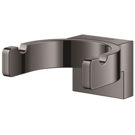 Grohe Selection Doppelter Wandhaken aus Metall, Hard Graphite (41049A00)