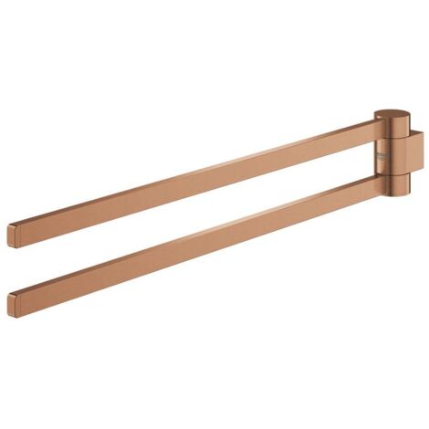 Grohe Selection Handtuchhalter 2-armig schwenkbar, Warm Sunset gebürstet