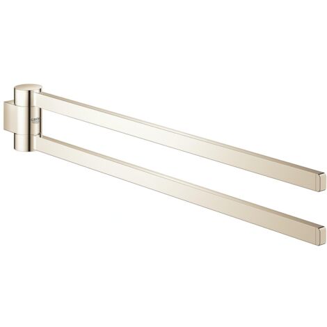 Grohe Selection - Porte-serviettes double, rotatif, nickel poli 41063BE0