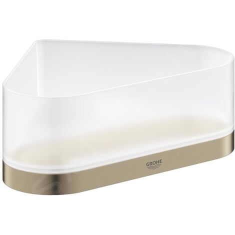 Grohe Selection - Tablette de douche, avec support, d'angle, nickel brossé 41038EN0