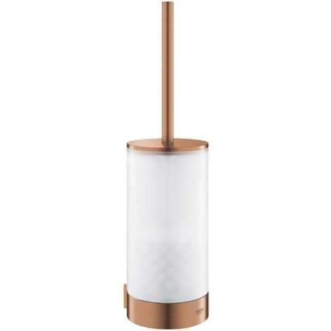 Grohe Selection - Toilettenbürstengarnitur, Glas / Warm Sunset gebürstet 41076DL0