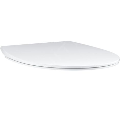Grohe – Siège toilette Slim SoftClose en duroplast blanc alpin – Charnières en acier inoxydable – Fixation facile – 39923000