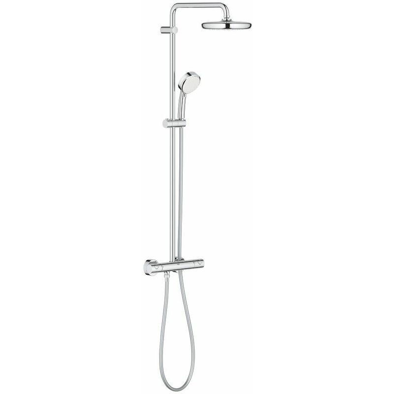 

Grohe Tempesta Cosmopolitan 210 - Sistema de ducha con termostato, alcachofa de 210 mm y teleducha de 100 mm