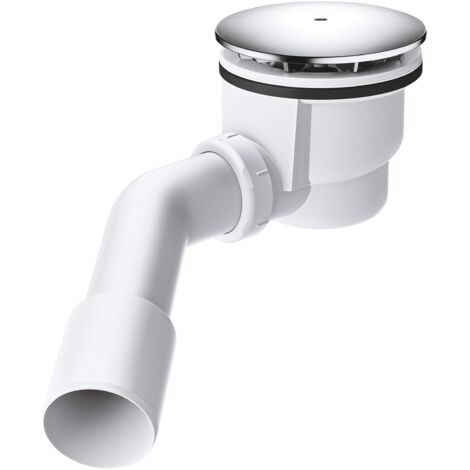 Grohe Sistemi di scarico - Sistema di scarico per piatti doccia, scarico orizzontale, cromo 49534000