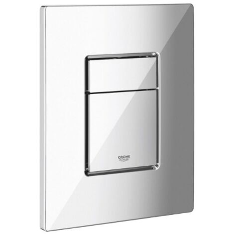 Grohe Skate Cosmopolitan placca di azionamento per cassette di sciacquo da incasso cromo in Abs piastra di comando per scarico bagno