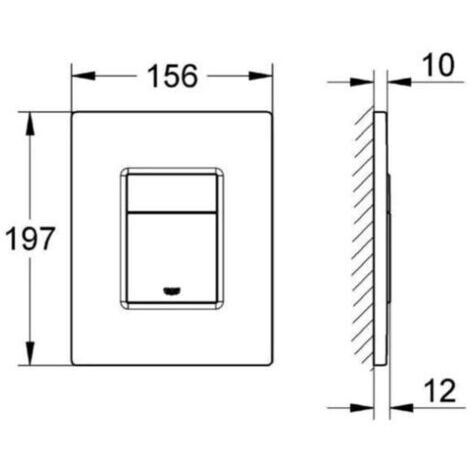 Grohe Skate Cosmopolitan Plaque de commande (38732DL0)