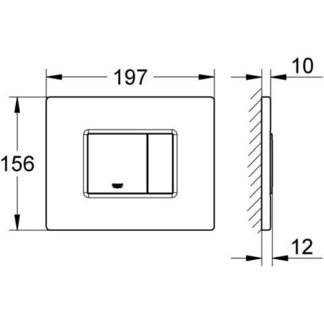 Grohe Skate Cosmopolitan - Plaque de finition, Or mat 38732GL0