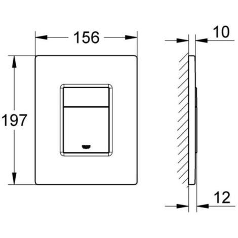 Grohe Skate Cosmopolitan - Plaque de finition, Or mat 38732GL0