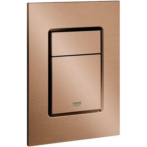 GROHE Skate Cosmopolitan S 37535 2-M./Start&Stopp placca comando WC oro rosa brillante geb.