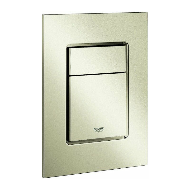 

GROHE Skate Cosmopolitan S 37535 2-Mengen / Start & Stopp placa de actuador de inodoro níquel