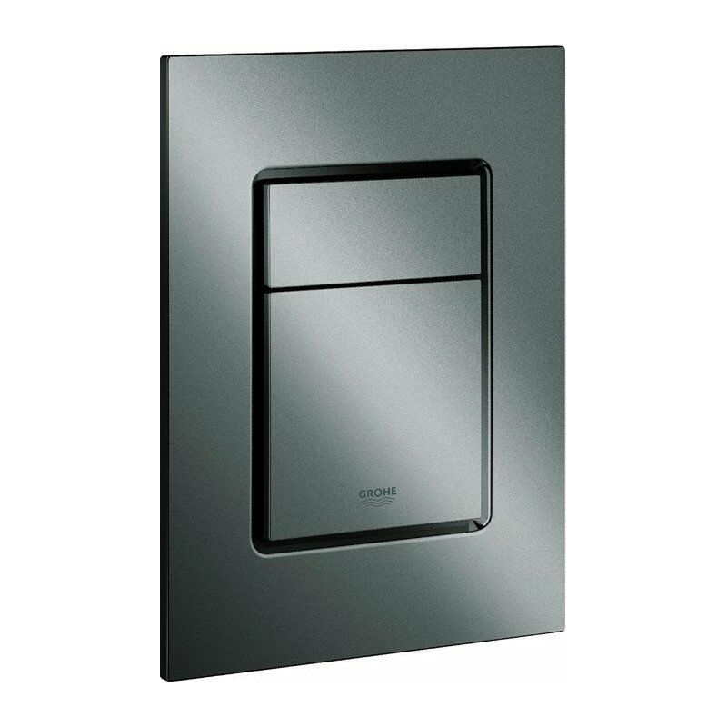 

GROHE Skate Cosmopolitan S 37535 2Mengen / Start & Stopp placa de actuador de inodoro de grafito duro