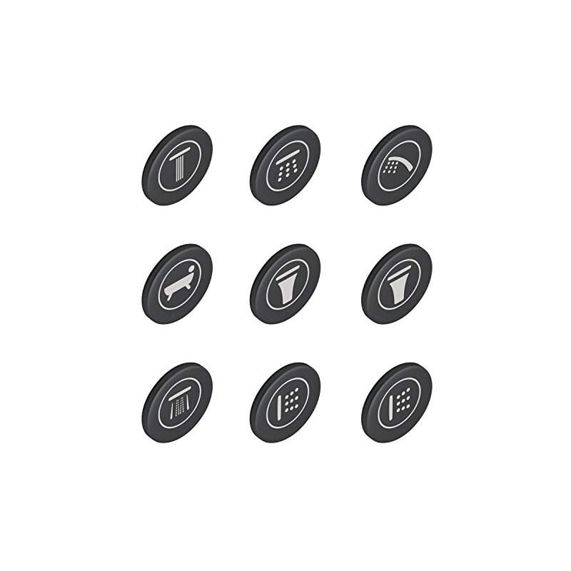 Couvertures De Symboles Des Piles Smartcontrol, 9 Pièces Grohe 14077xh0