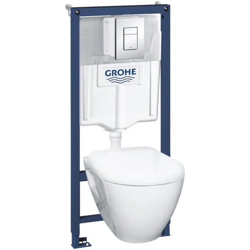 Pack wc Compact Grohe Solido Perfect - 39186000 - Bâti Solido