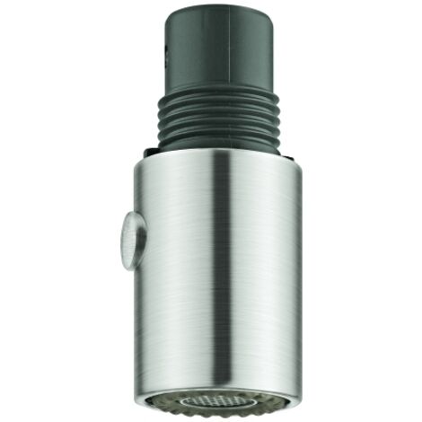 Grohe Spülbrause Supersteel, Umstellung Mousseur/SpeedClean Brausestrahl