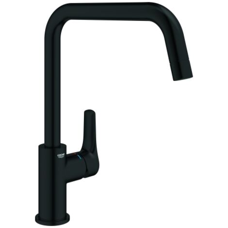 Grohe Spültisch-Einhebelmischer Eurosmart 1/2", hoher Auslauf, matt black