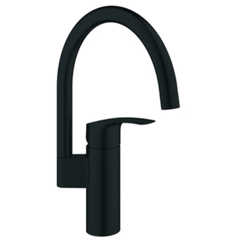 Grohe Spültisch-Einhebelmischer Eurosmart 1/2", hoher Auslauf, matt black