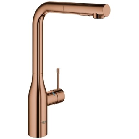 Grohe Spültischmischer Essence SmartC warm suns, herausz. Dual-Spülbrause