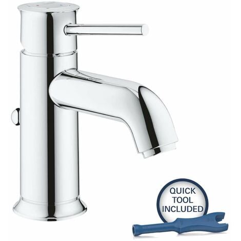 Grohe Start Classic - Miscelatore da lavabo, con sistema di scarico, cromo 23782000