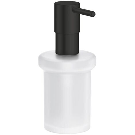 Grohe Start distributeur de savon 160 ml en verre, noir mat (G411882430)