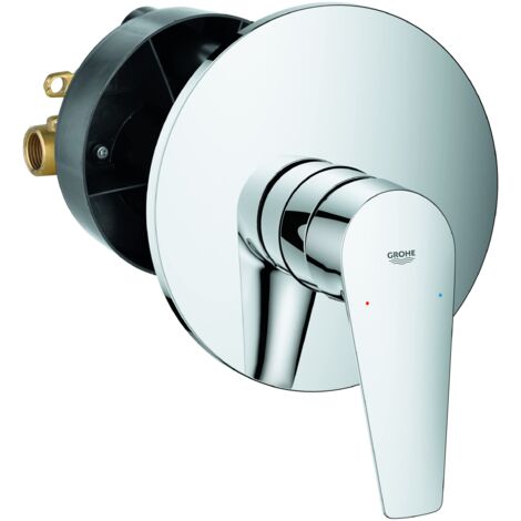 Grohe Start Edge - Miscelatore monocomando per doccia, cromo, montaggio a incasso