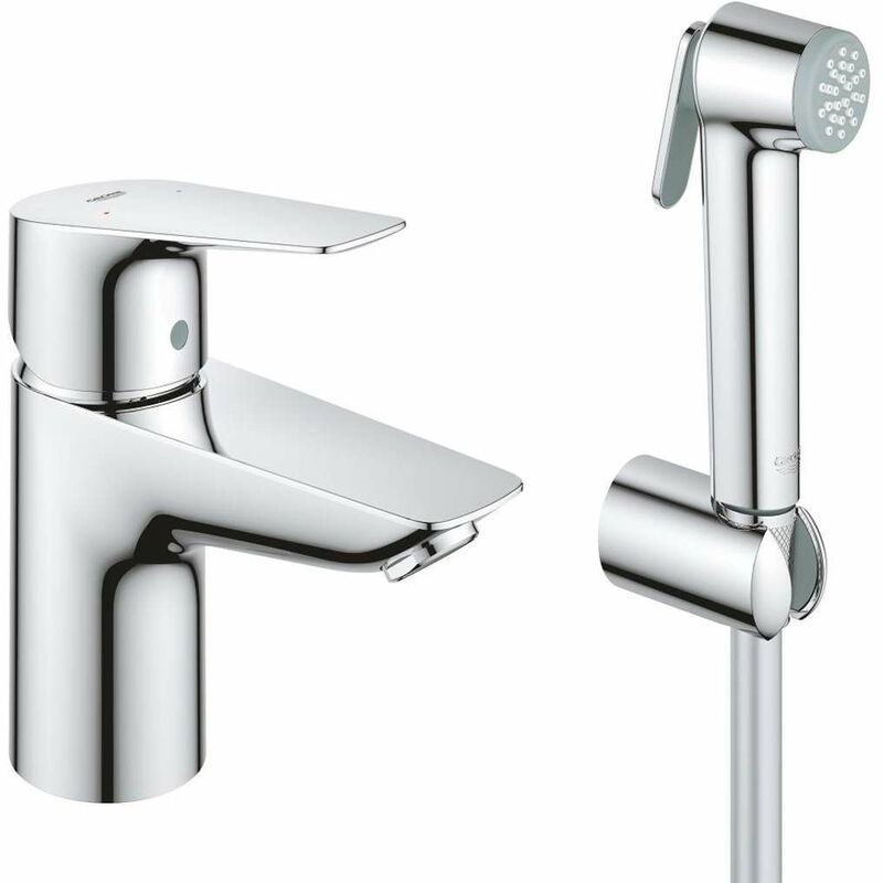 Grohe - Start Edge - Mitigeur de lavabo avec douchette de bidet, chrome 23773001