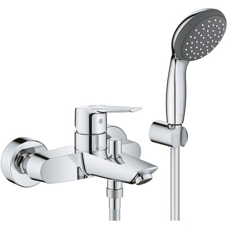 Grohe QuickFix Start - Mitigeur de baignoire avec accessoires, chrome 23413002