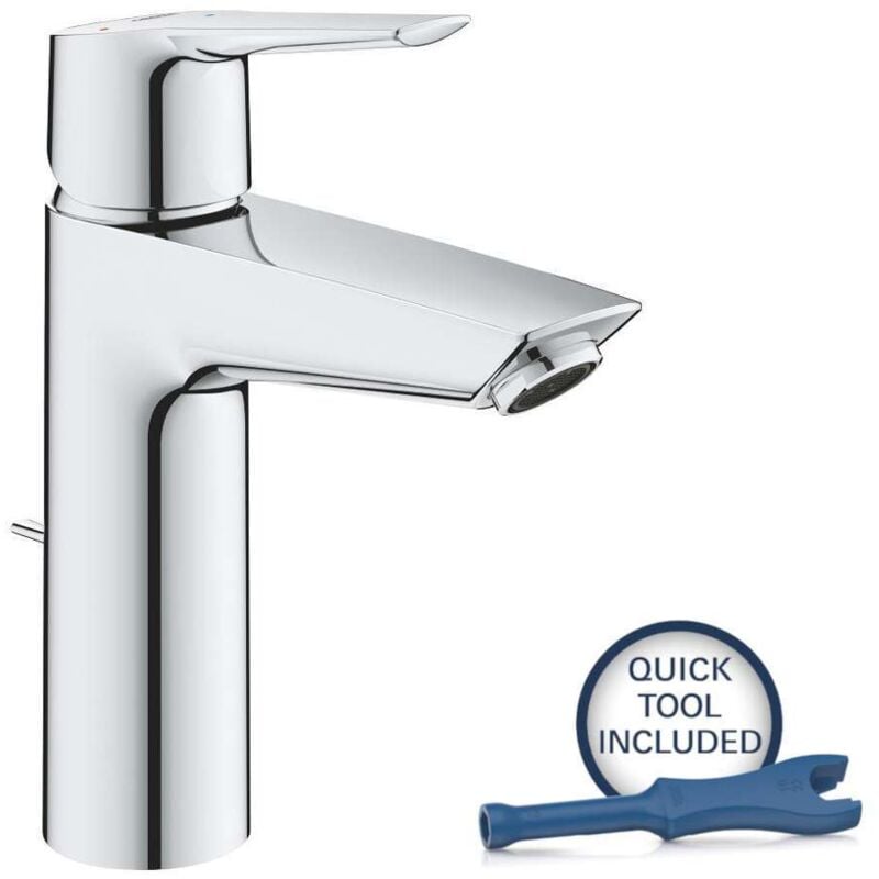 Grohe - Mitigeur lavabo monocommande start QuickFix 23552002 bec droit - taille m - chrome
