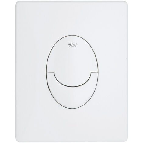 Grohe Start Plaque de commande double touche, Blanc alpin (38964SH0)