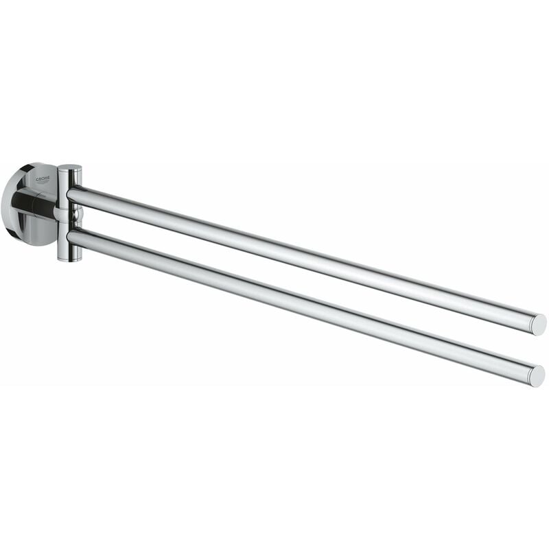 Grohe - QuickFix Start - Porte-serviettes double, longueur 44 cm, chrome 41183000