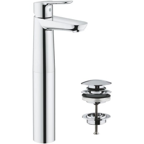 Grohe StartEdge, set miscelatore monocomando per lavabo taglia XL + piletta Push-Open Grohe (23777000)