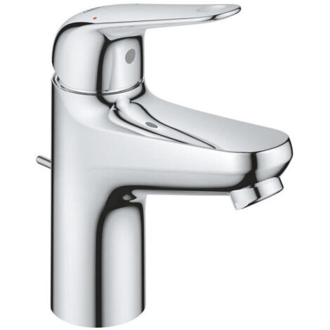 Grohe Swift - Miscelatore da lavabo con sistema di scarico, cromo 24316001
