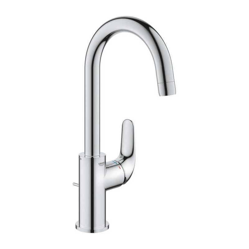 Grohe - Mitigeur monocommande lavabo Swift - 24330001 - Chromé - Taille l - Bec haut - Economie d'eau