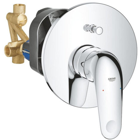 Grohe Swift - Mitigeur encastré avec 2 sorties et corps d’encastrement, chrome 24336001