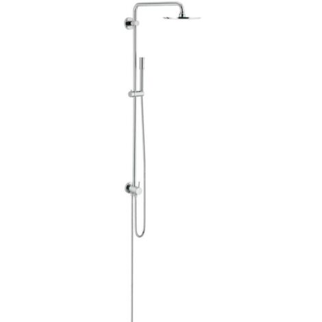 GROHE Système de douche Rainshower 210 27058 avec inverseur douche de tête et douchette chromé, 27058000